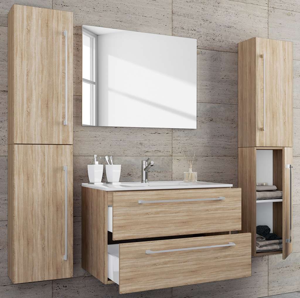 home24 Badezimmerset Muniz X (4-teilig)