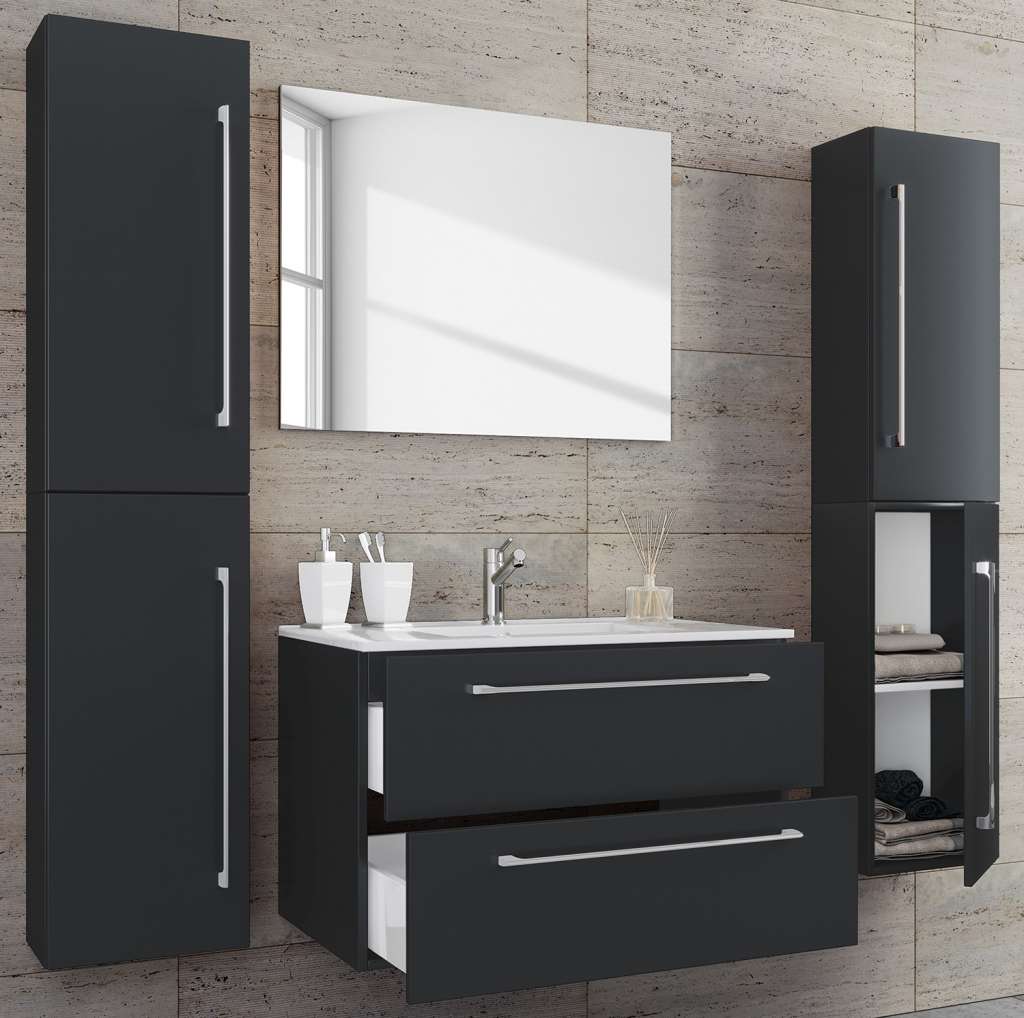 home24 Badezimmerset Muniz X (4-teilig)