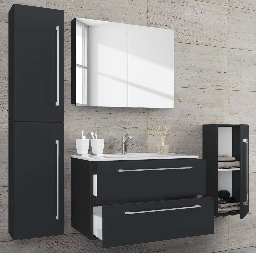 home24 Badezimmerset Muniz VII (4-teilig)