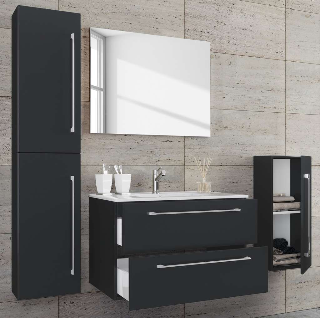 home24 Badezimmerset Muniz V (4-teilig)