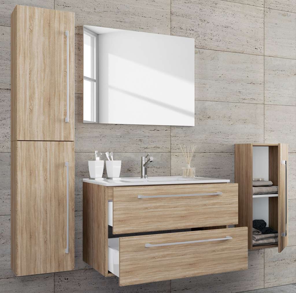 home24 Badezimmerset Muniz V (4-teilig)