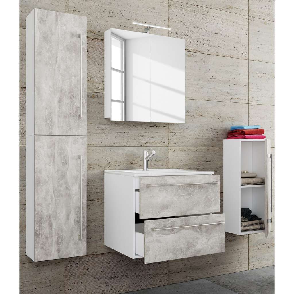 home24 Badezimmerset Muniz VIII (4-teilig)