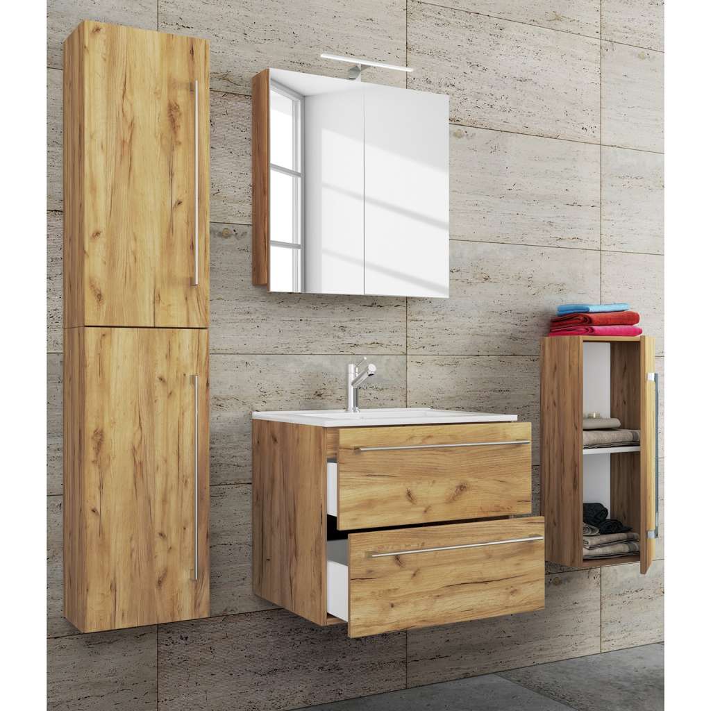 home24 Badezimmerset Muniz VIII (4-teilig)