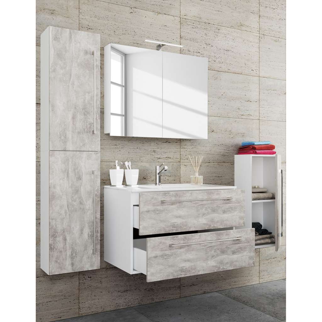 home24 Badezimmerset Muniz VIII (4-teilig)