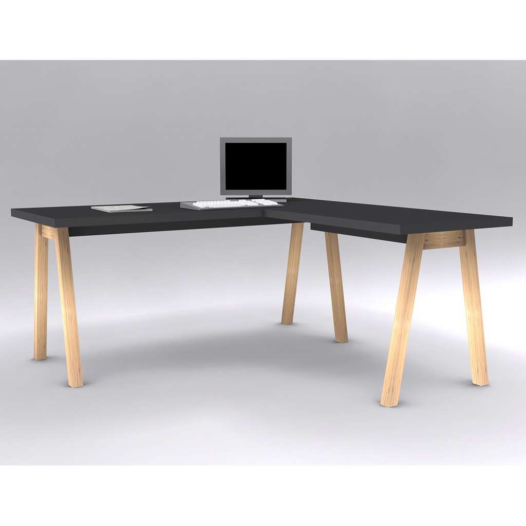 home24 Eckschreibtisch Teshie II
