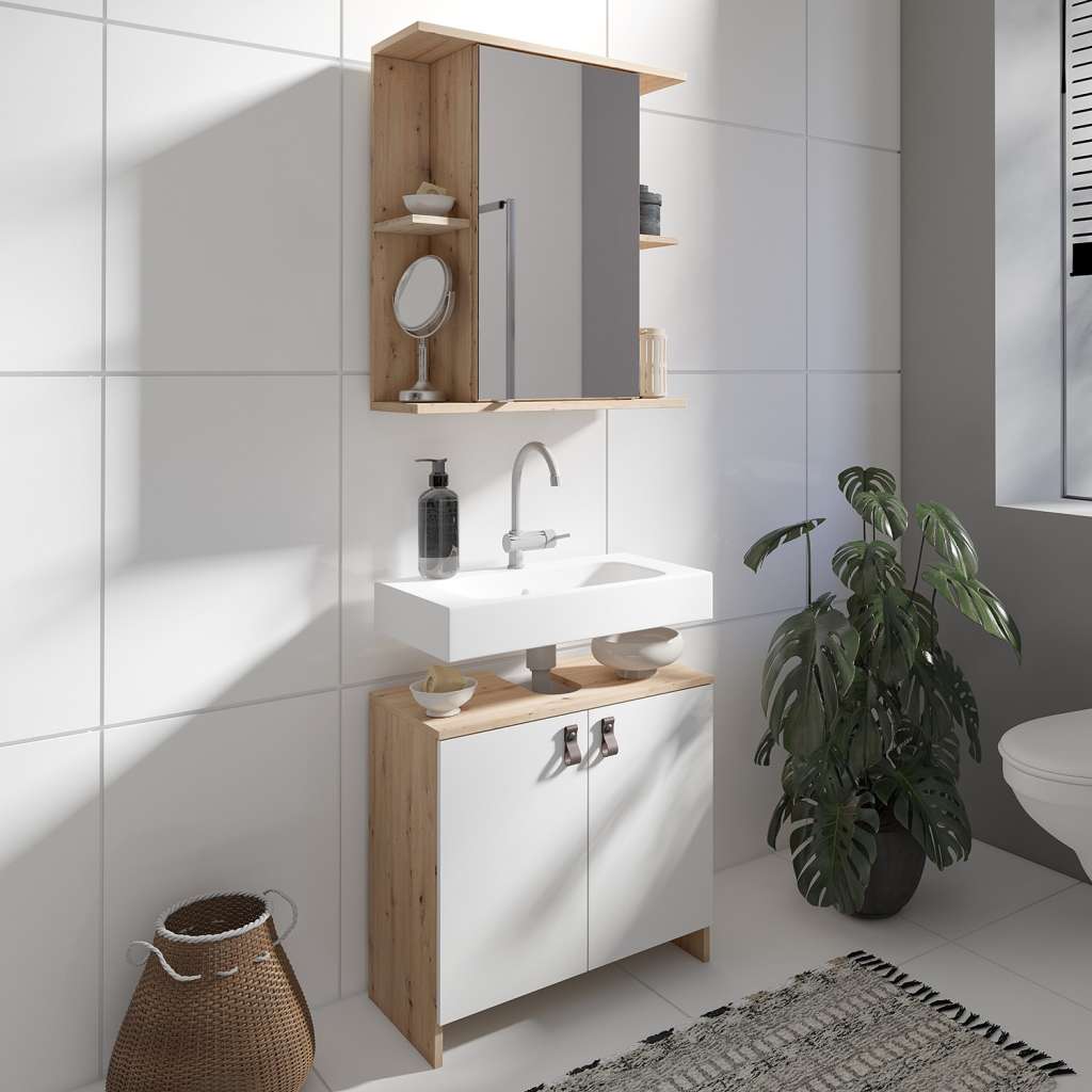 home24 Badezimmerset Westerly I (2-teilig)