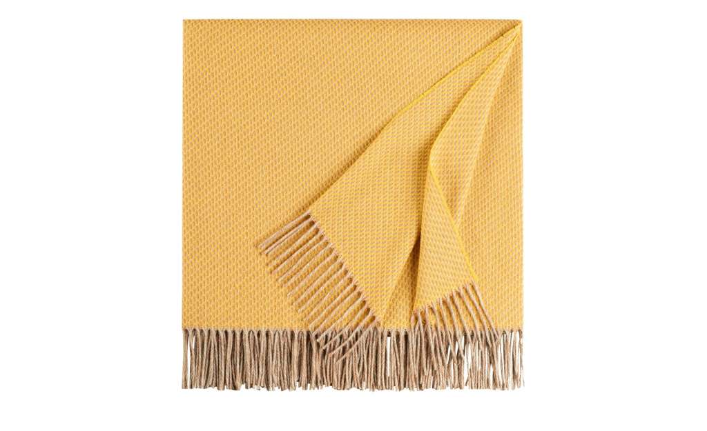 Elle Decoration Wohnplaid  Elle Collection ¦ gelb Heimtextilien > Kuscheldecken - Höffner