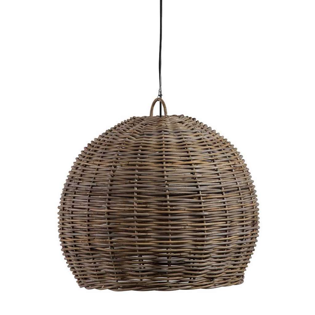 Pendelleuchte Rattan 60 oder 80 cm Durchmesser Natur