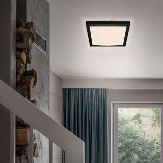 home24 LED-Deckenleuchte Fledo