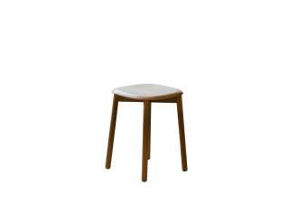HAY - Soft Edge 72 Stool - Gestell Eiche matt lackiert, Sitz Eiche matt lakiert - indoor