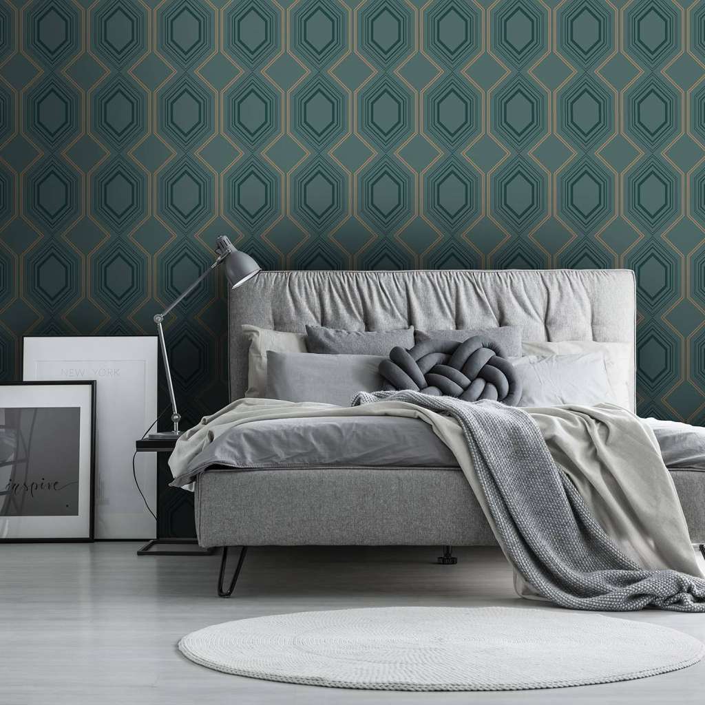 home24 Vliestapete Art Deco Chic