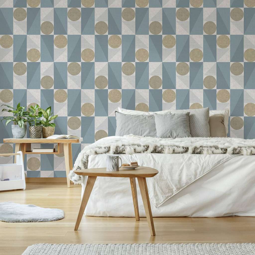 home24 Vliestapete Scandi Geometrisch