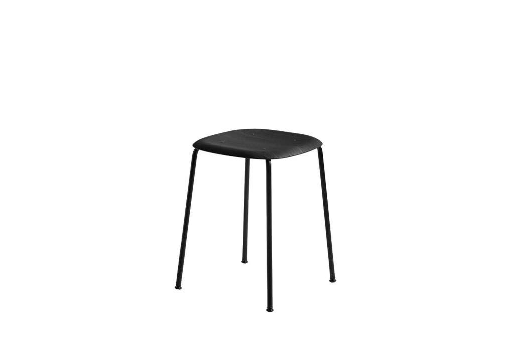 HAY - Soft Edge 70 Hocker - black stained  - frame black - indoor