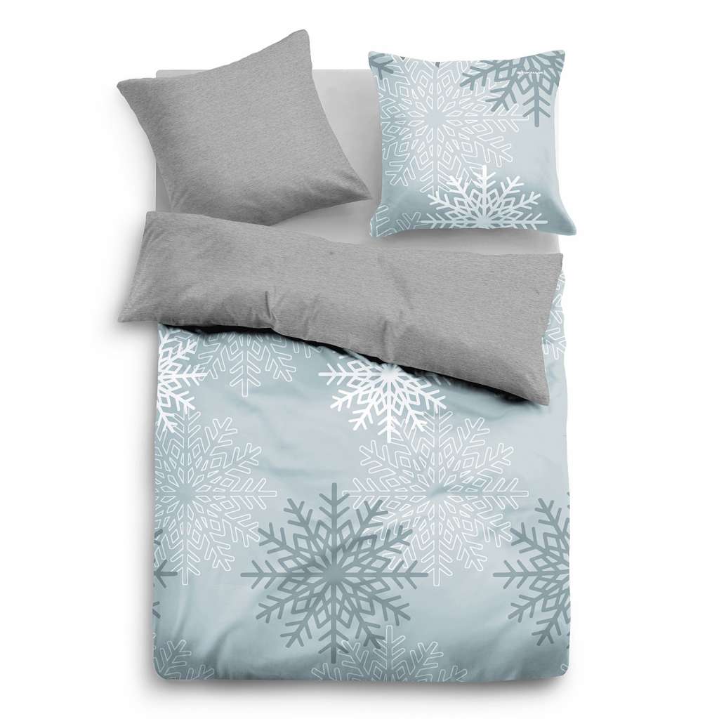 home24 Melange-Flanell Bettwäsche 0847643