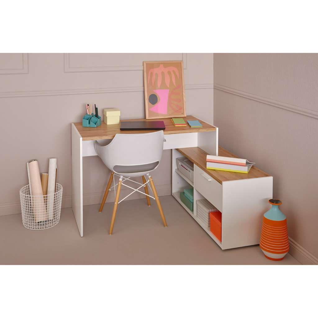 home24 Eckschreibtisch ML C 140 E