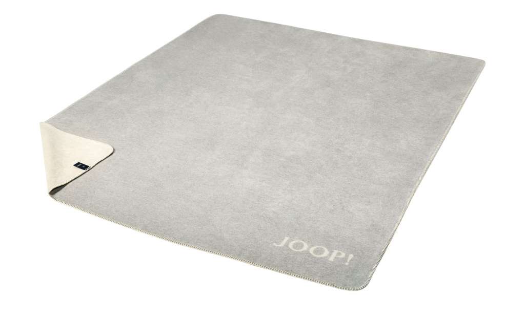JOOP! Wohndecke  JOOP! Melange-Doubleface ¦ grau ¦ 58% Baumwolle, 35% Polyacryl, 7% Polyester Heimtextilien > Kuscheldecken - Höffner