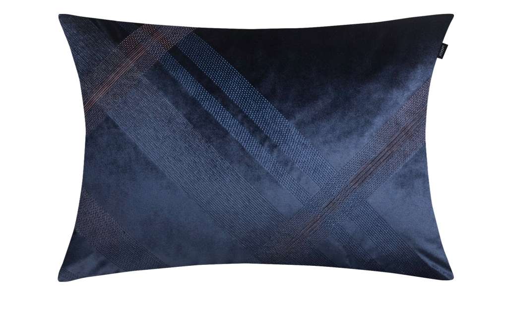 JOOP! Kissen  J-Checks ¦ blau ¦ Polyester Heimtextilien > Kissen > Dekokissen - Höffner