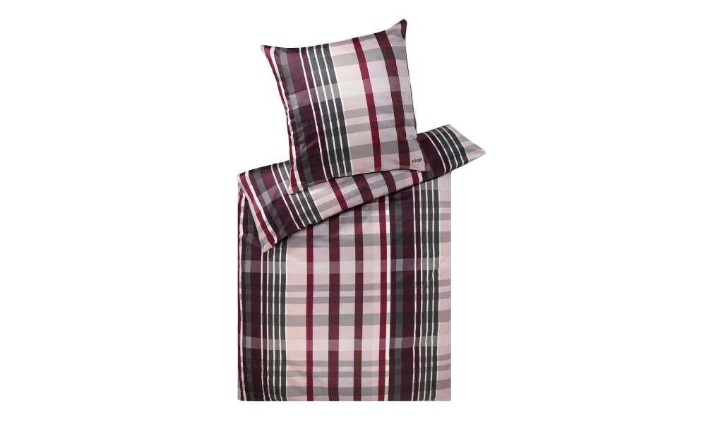 JOOP! Mako Satin Bettwäsche  Checks ¦ rosa/pink ¦ 100% Baumwolle Bettwaren > Bettwäsche-Sets > weitere Bettwäschesets - Höffner