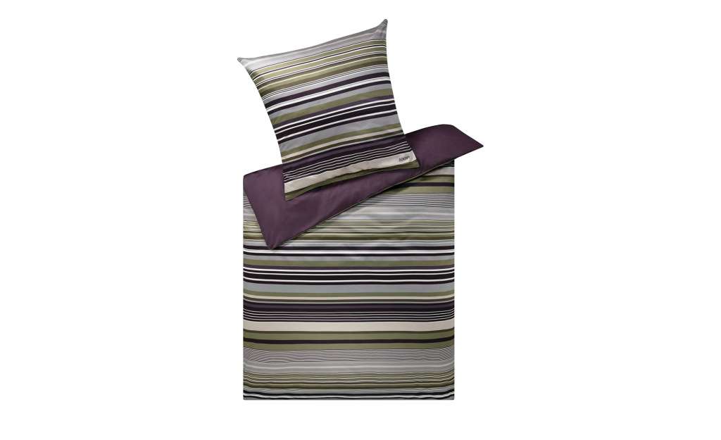 JOOP! Mako Satin Bettwäsche  Micro Lines ¦ lila/violett ¦ 100% Baumwolle Bettwaren > Bettwäsche-Sets > weitere Bettwäschesets - Höffner