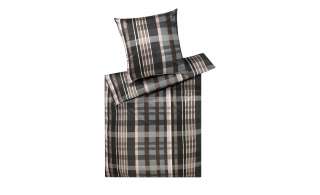 JOOP! Mako Satin Bettwäsche  Checks ¦ grau ¦ 100% Baumwolle Bettwaren > Bettwäsche-Sets > weitere Bettwäschesets - Höffner