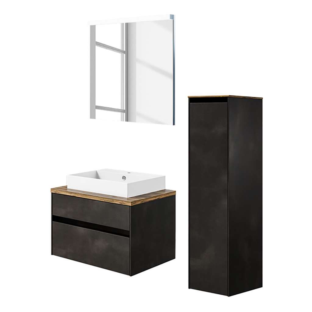 home24 Badezimmerset Unique II (3-teilig)