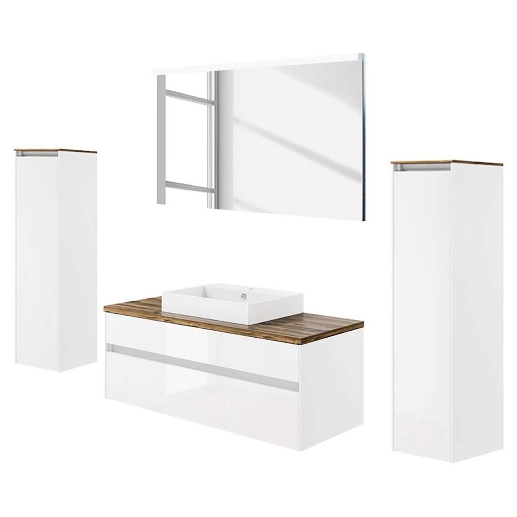 home24 Badezimmerset Unique IV (4-teilig)