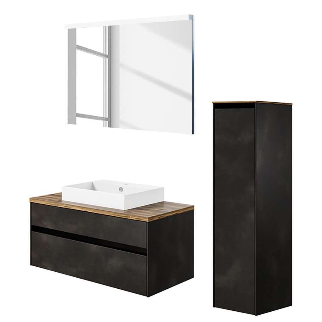 home24 Badezimmerset Unique III (3-teilig)