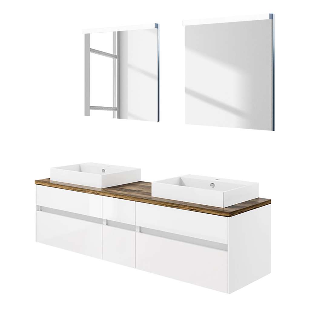 home24 Badezimmerset Unique V (2-teilig)