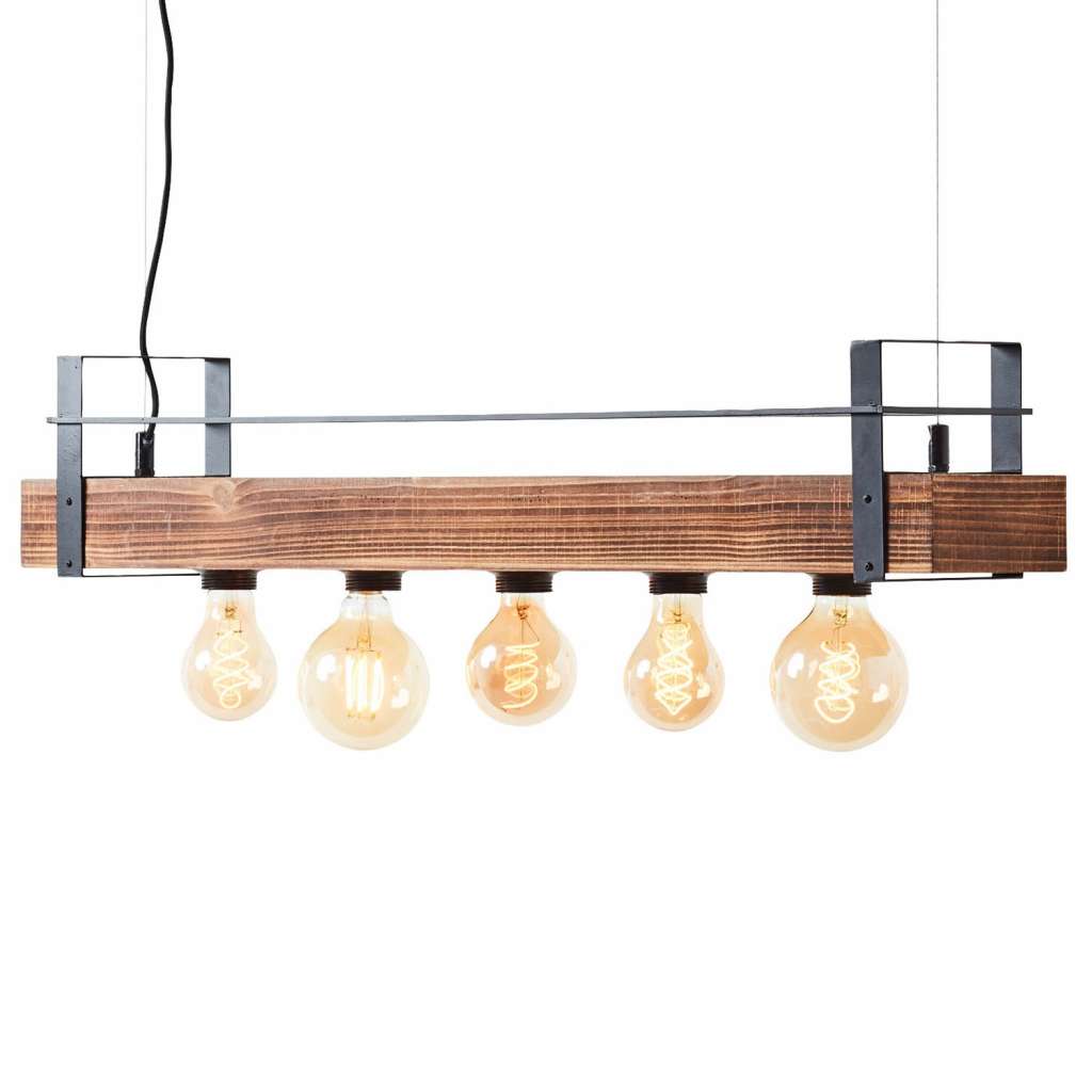 home24 Pendelleuchte Bankwood