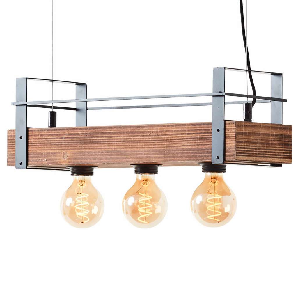 home24 Pendelleuchte Bankwood