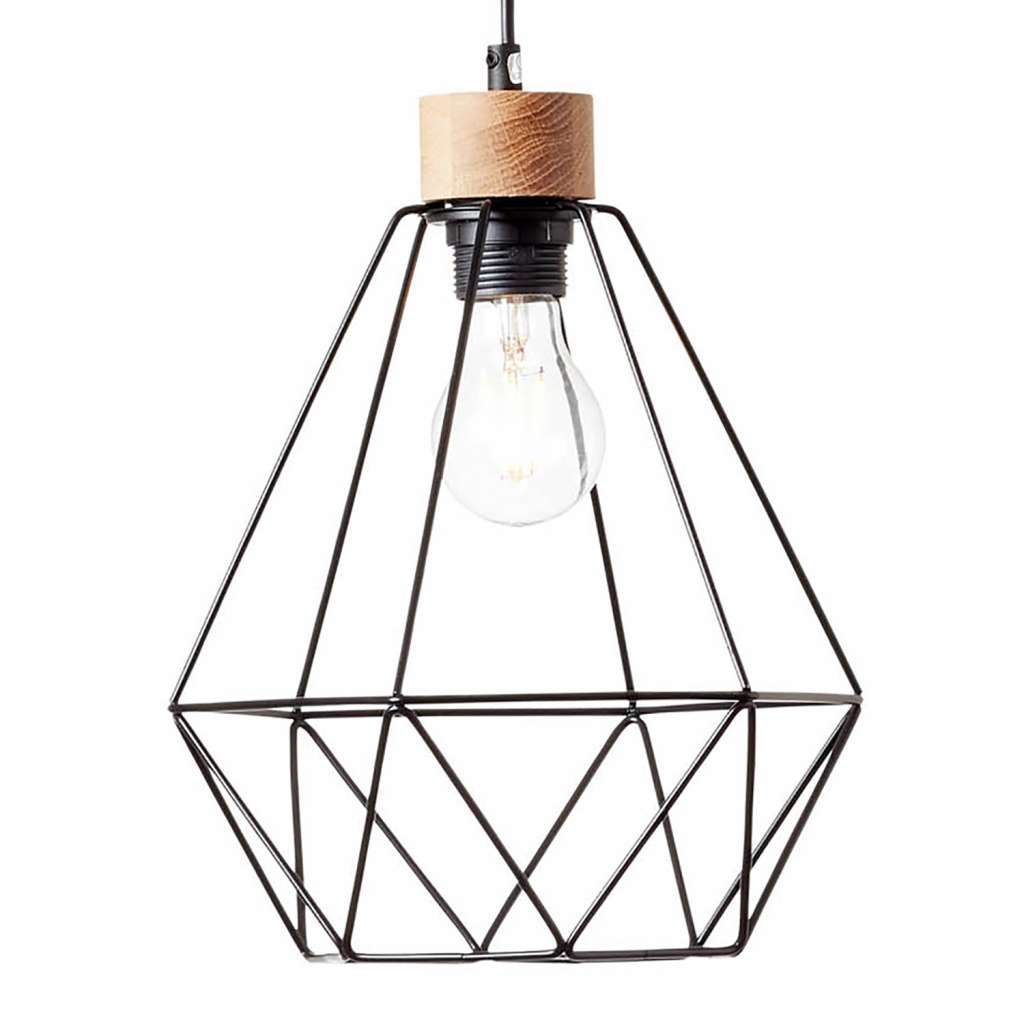 home24 Pendelleuchte Drewno I