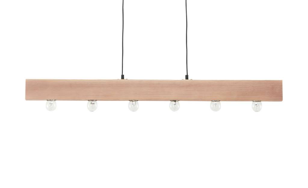 Holz-Pendelleuchte, 6-flammig ¦ holzfarben Lampen & Leuchten > Innenleuchten > Pendelleuchten - Höffner