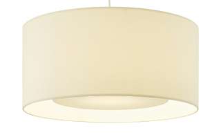 Stoffpendelleuchte, 1-flammig, beige ¦ beige Ø: 50 Lampen & Leuchten > Innenleuchten > Pendelleuchten - Höffner