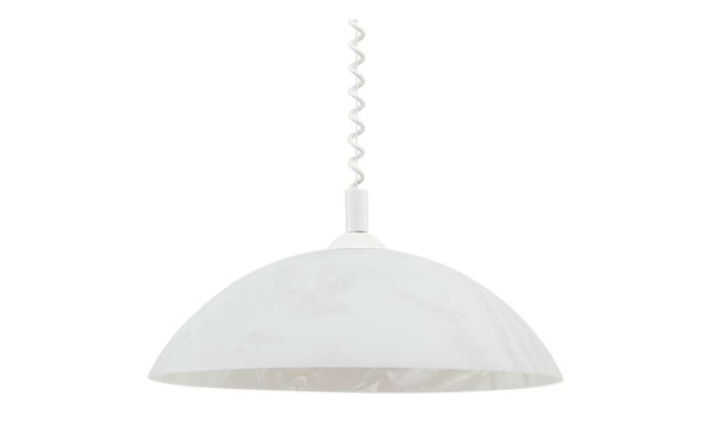 Pendelleuchte, 1-flammig, Glas Alabaster weiß ¦ weiß Ø: 43 Lampen & Leuchten > Innenleuchten > Pendelleuchten - Höffner