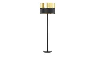 Stehleuchte, 1-flammig schwarz/gold ¦ schwarz Ø: 50 Lampen & Leuchten > Innenleuchten > Stehlampen - Höffner