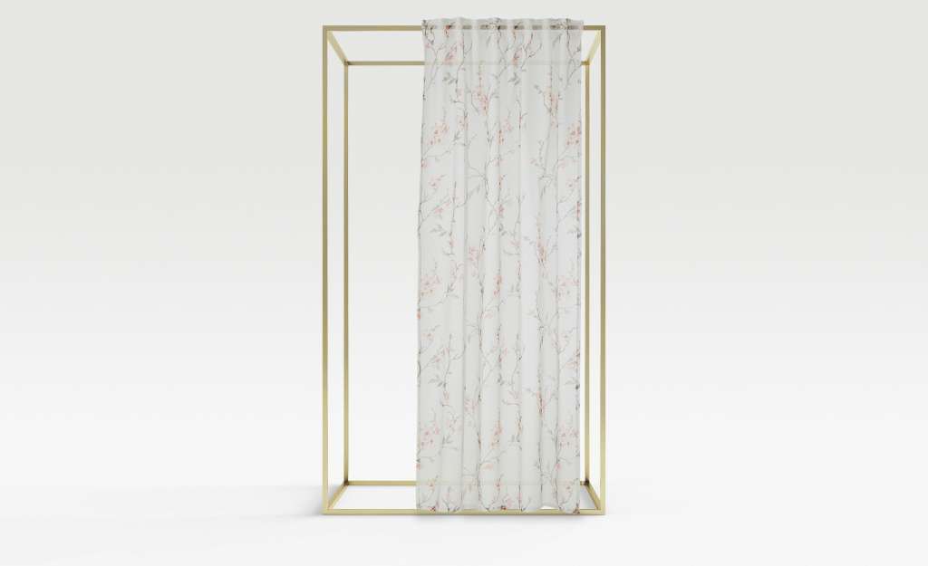 Schlaufenschal  Floral ¦ beige ¦ 100% Polyester Gardinen & Vorhänge > Gardinen & Fertigstore > Schlaufenschals - Höffner