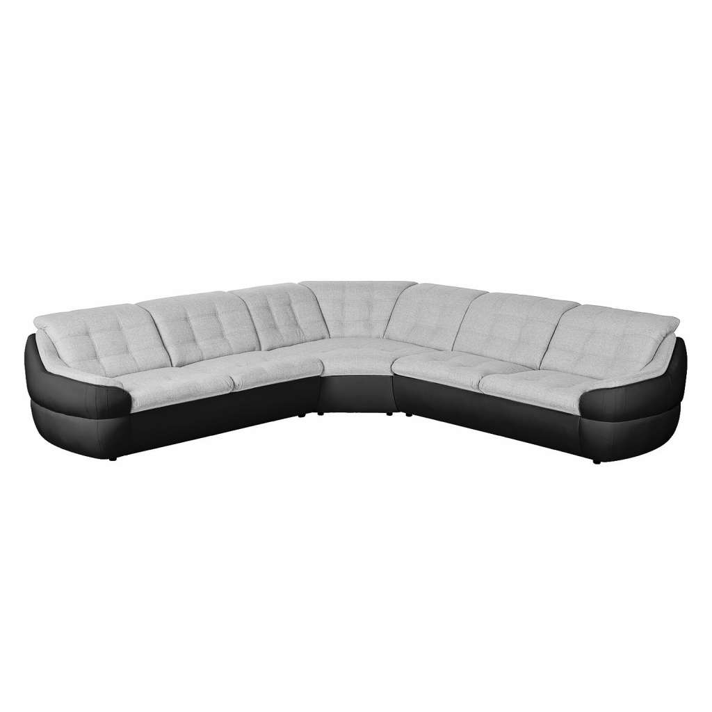 home24 Ecksofa Gramat I Kunstleder/Webstoff