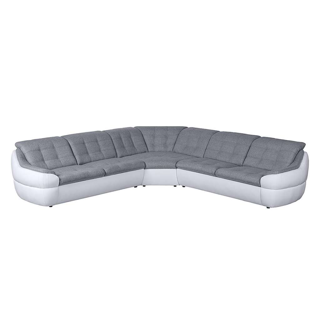 home24 Ecksofa Gramat I Kunstleder/Webstoff