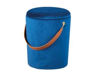 Hocker   Papua ¦ blau Polstermöbel > Hocker - Höffner