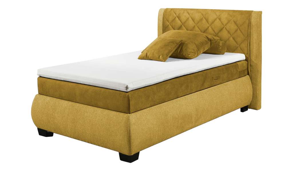 Motor-Boxspringbett  Rosali ¦ gelb Betten > Boxspringbetten > Einzel-Boxspringbetten - Höffner
