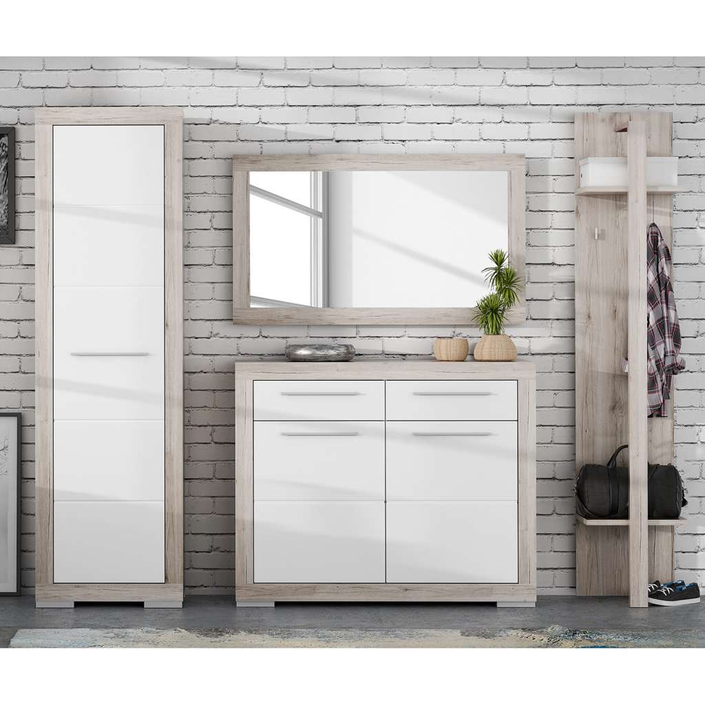 home24 Garderobenset Bavaro (4-teilig)