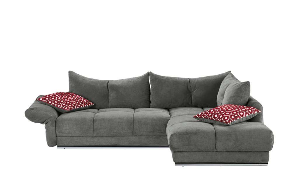 bobb Ecksofa  Precillia ¦ grau Polstermöbel > Sofas > Ecksofas - Höffner