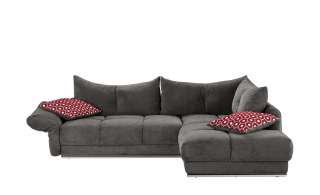 bobb Ecksofa  Precillia ¦ grau Polstermöbel > Sofas > Ecksofas - Höffner