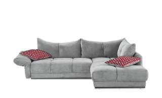 bobb Ecksofa  Precillia ¦ grau Polstermöbel > Sofas > Ecksofas - Höffner
