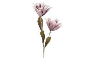 Soft Flower Kamelienzweig ¦ lila/violett ¦ Kunststoff, Metall Dekoration > Kunstblumen - Höffner
