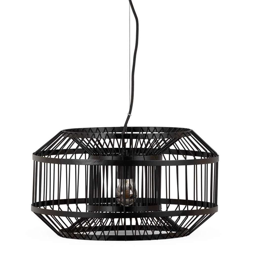 Hängelampe aus schwarzem Metall modernem Design