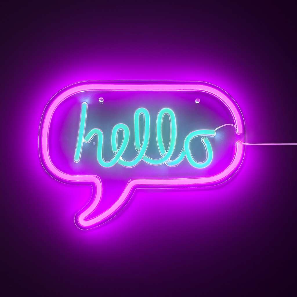 home24 LED-Wandleuchte Hello