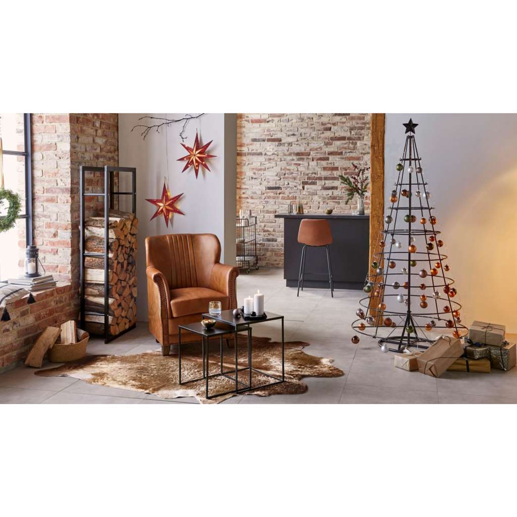 home24 LED-Papierstern Holte