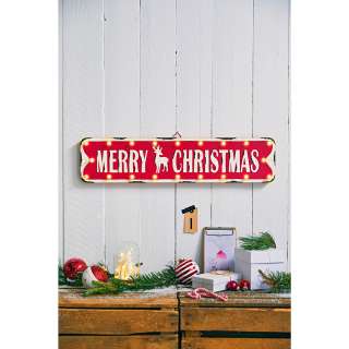 home24 LED-Dekoobjekt X-Mas Schild