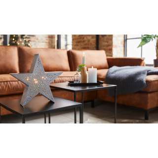 home24 LED-Dekostern Silver Star